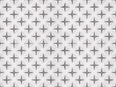 seamless paper cutout patternの写真素材