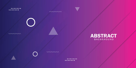 Minimal geometric background. Dynamic shapes composition. Applicable for placards, brochures, posters, covers and banners. Vector illustration.のイラスト素材