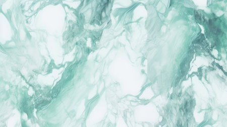 Green liquid abstract marble art background.の素材