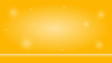 Abstract yellow background with bokeh light effect. Vector illustration.のイラスト素材