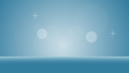 Empty blue room with spotlights. For product display. Vector illustrationのイラスト素材