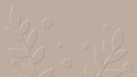 Abstract floral background with flowers .のイラスト素材