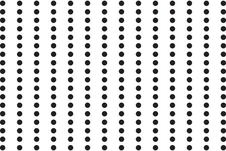 Seamless pattern with black polka dots on a white backgroundのイラスト素材
