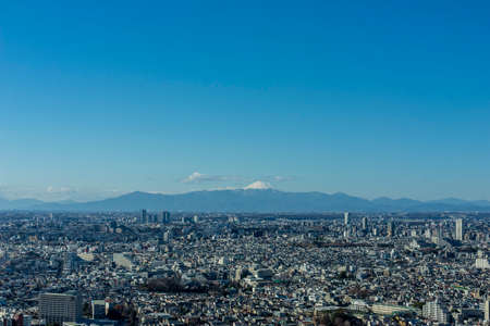 Cityscape from high-rise buildingsの写真素材