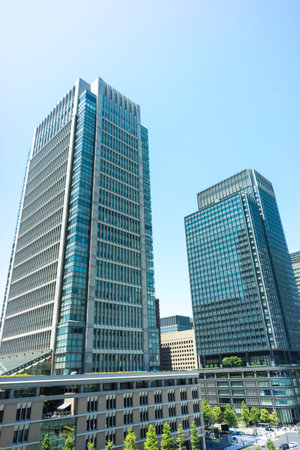 Tokyo Otemachi, Marunouchi sceneryのeditorial素材