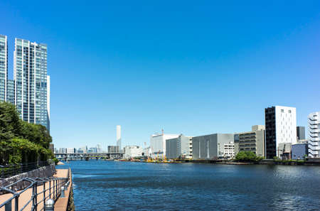 Scenery of Tennozu, Tokyoの写真素材