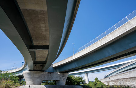 Scenery of a highway junction