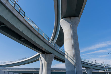 Scenery of a highway junction