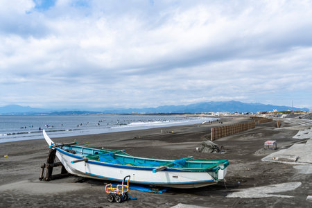 Kanagawa Prefecture Shonan Coast sceneryの写真素材