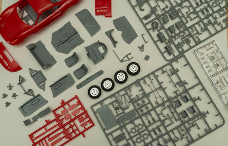 Making a scale modelの写真素材