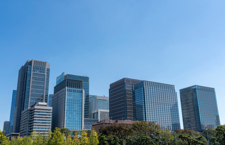 Buildings in Marunouchi and Otemachi, Tokyo