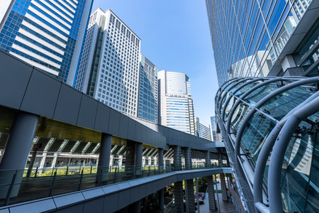Shinagawa office buildingsの写真素材