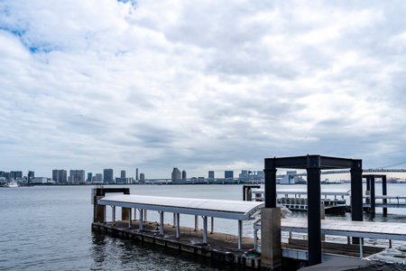 Tokyo Bay Area Sceneryの写真素材