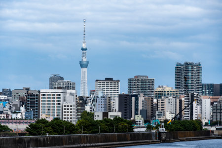 Tokyo Bay Area Sceneryの写真素材