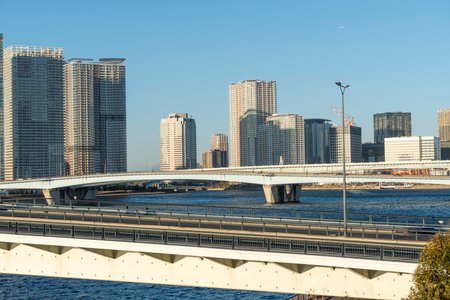Tokyo Bay Area Sceneryの写真素材