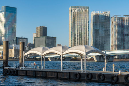 Tokyo Bay Area Sceneryの写真素材