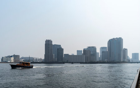 Scenery along the Sumida River and Harumi Canal