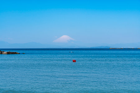 Coastal scenery in Hayama Town, Kanagawa Prefectureの写真素材