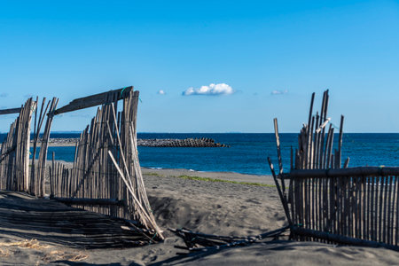 Scenery from Chigasaki Coast, Kanagawa Prefectureの写真素材