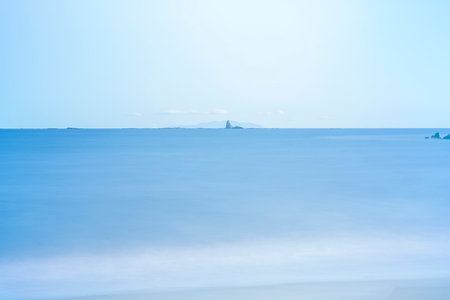 Scenery from Chigasaki Coast, Kanagawa Prefectureの写真素材