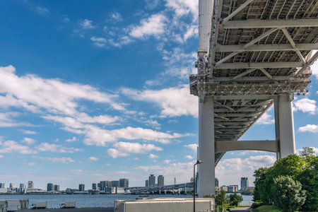 Tokyo Shibaura and Bay Area sceneryの写真素材