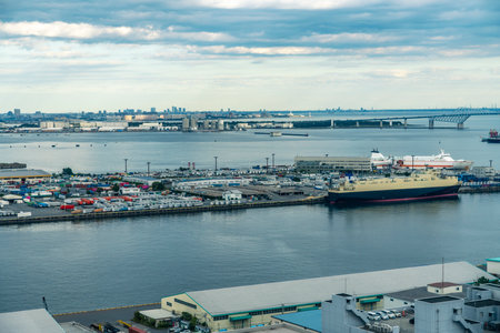 Scenery of Odaiba, Minato Ward, Tokyoの写真素材