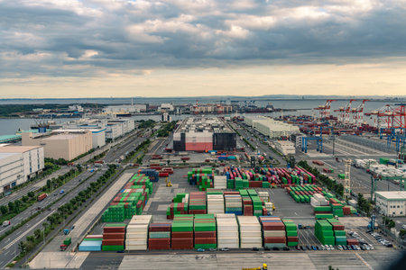 Scenery of Odaiba, Minato Ward, Tokyoの写真素材