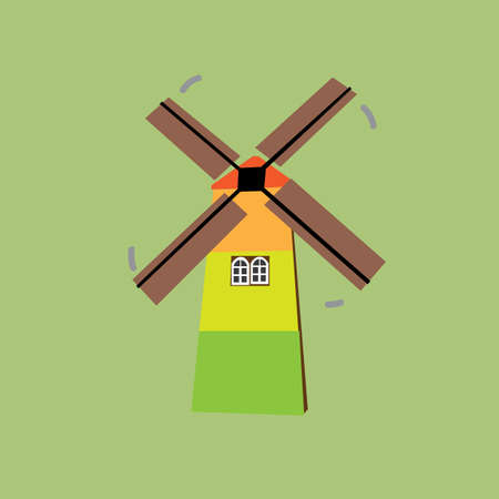 sigle windmillのイラスト素材