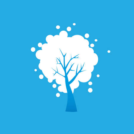 snow treeのイラスト素材