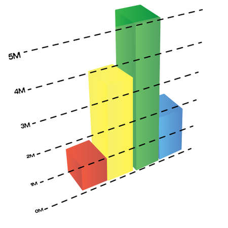 Business chart collectionのイラスト素材