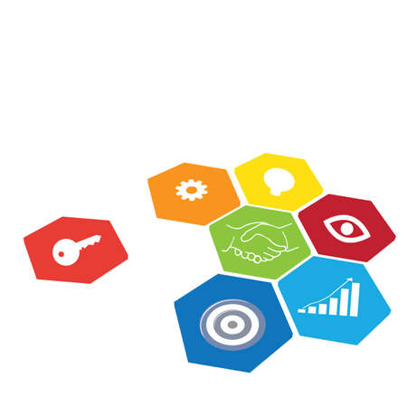 Business target marketing concept.のイラスト素材