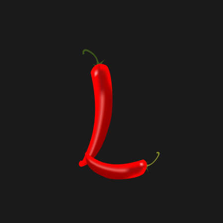 L, red hot chilli peppersのイラスト素材