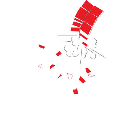 Chinese Lanterns, Chinese New Year.のイラスト素材