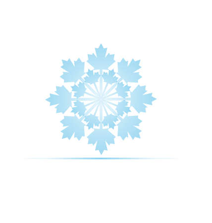 Christmas winter snowflakes vectorのイラスト素材