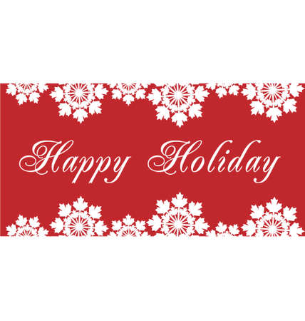 Happy Holidays vector illustration for holiday designのイラスト素材