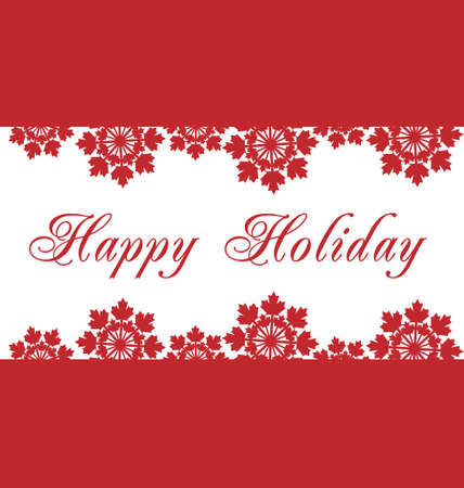 Happy Holidays vector illustration for holiday designのイラスト素材