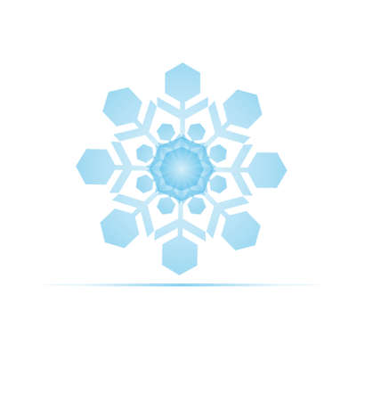 Christmas winter snowflakes vectorのイラスト素材