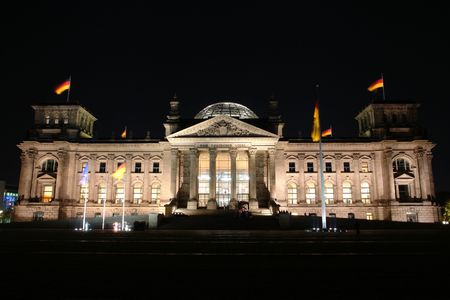 The german parliament の写真素材