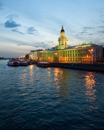 The Kunstkamera in Saint Petersburg, Russiaの写真素材