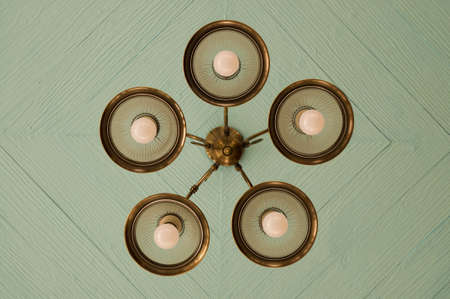 Lamp on the ceiling.の写真素材