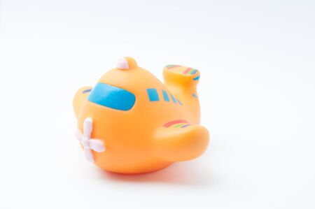 The screen shot acrobatic action toys of airplaneの写真素材