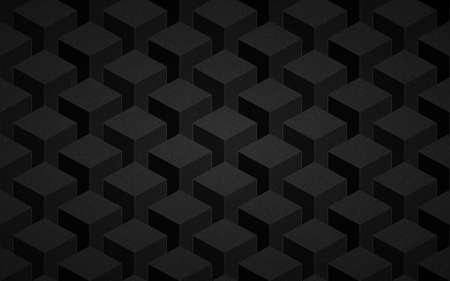 Black background. Seamless line square pattern design. Vector illustration. eps 10のイラスト素材