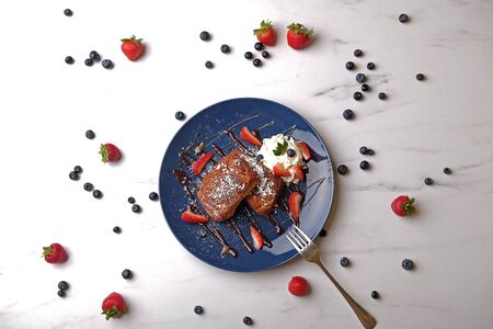 strawberry cake dessertの写真素材