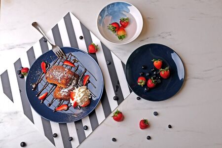 Pastry cake healthy dessertの写真素材