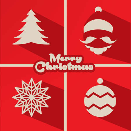 Christmas greeting card Designのイラスト素材