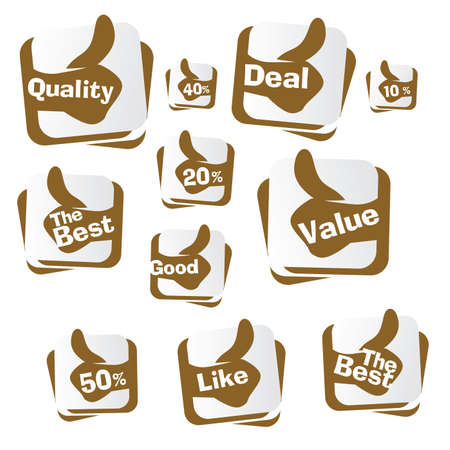 Thumbs Up Promotion Saleのイラスト素材