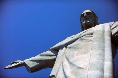 RIO DE JANEIRO, BRAZIL : Christ the Redeemer statue was created by French sculptor Landowski between 1922 and 1931, stand on the top of Corcovado Mountain in Rio de Janeiro, Brazilのeditorial素材