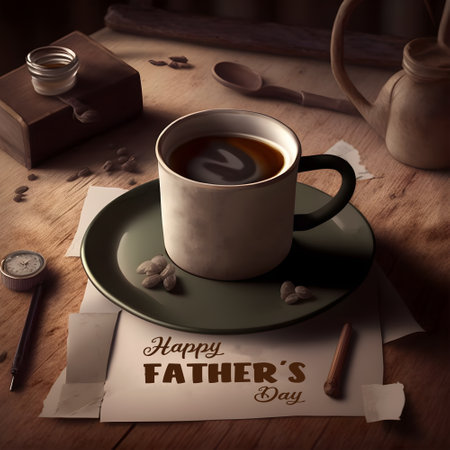 happy father's day symbol illustration. generative aiの素材
