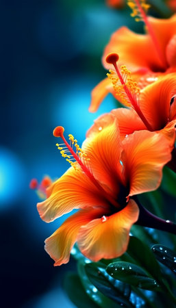 beautiful flower background, generative aiの素材