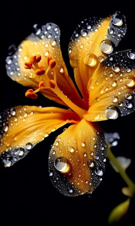 beautiful flower background, generative aiの素材